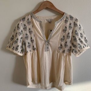 Lucky brand cotton top size L